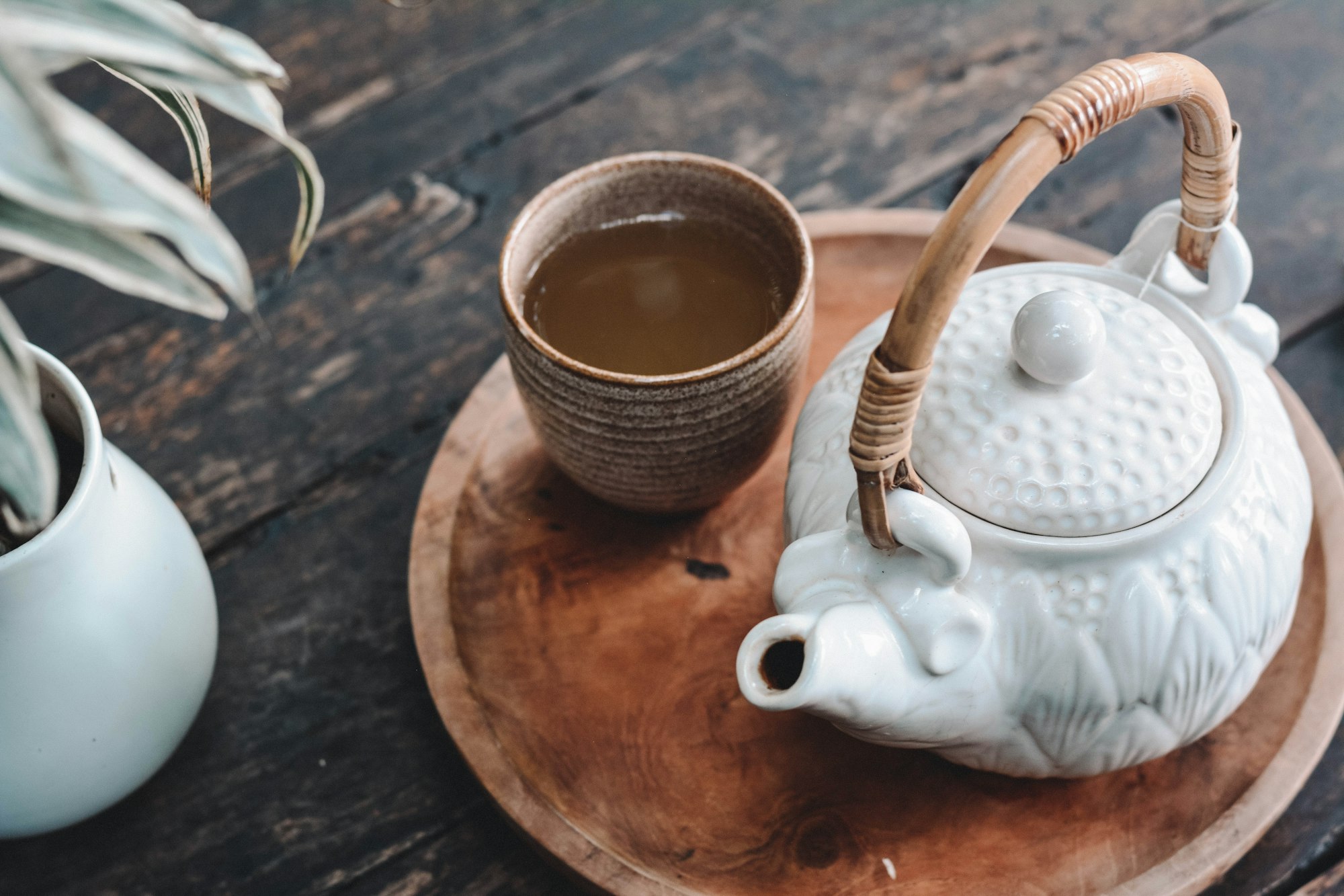 Ceylon tea estate in Sri Lanka's hill country